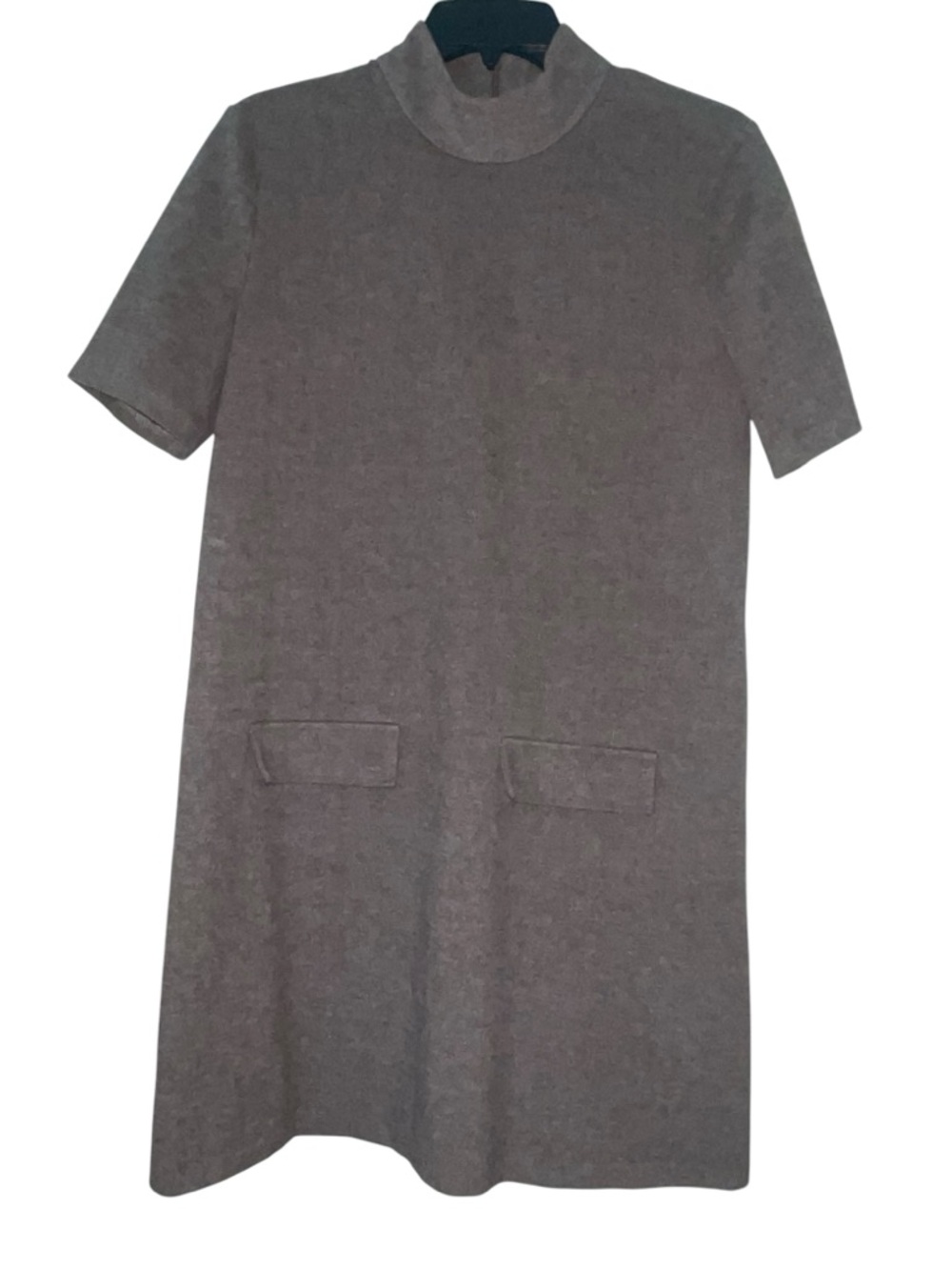 Zara mock neck pocket mini dress. Size large GUC - Picture 5 of 9